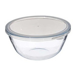 Bol din sticlă cu capac