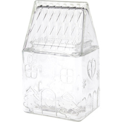 Recipient din sticlă cu model sărbătoresc 1,5 L