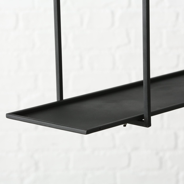 Raft decorativ suspendat din metal, FRIDOLIN, 100 cm