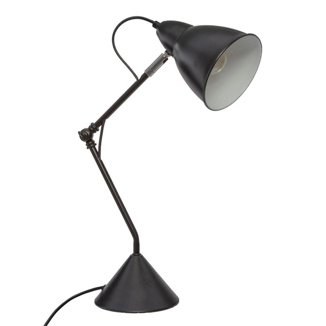 Lampa de birou AUDE, metal, 62 cm, negru