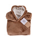 Poncho pentru copii cu glugă GABIN BRUN, căprioară, 60 x 95 cm