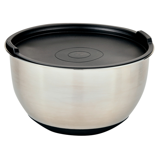 Bol gradat multifunctional cu capac din silicon, 24 x 24 cm