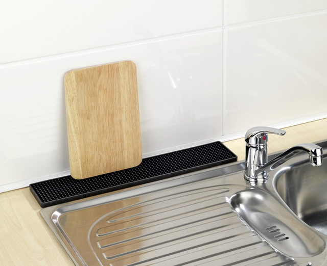 Cearceaf pentru uscat vase, căni, suport, WENKO, negru