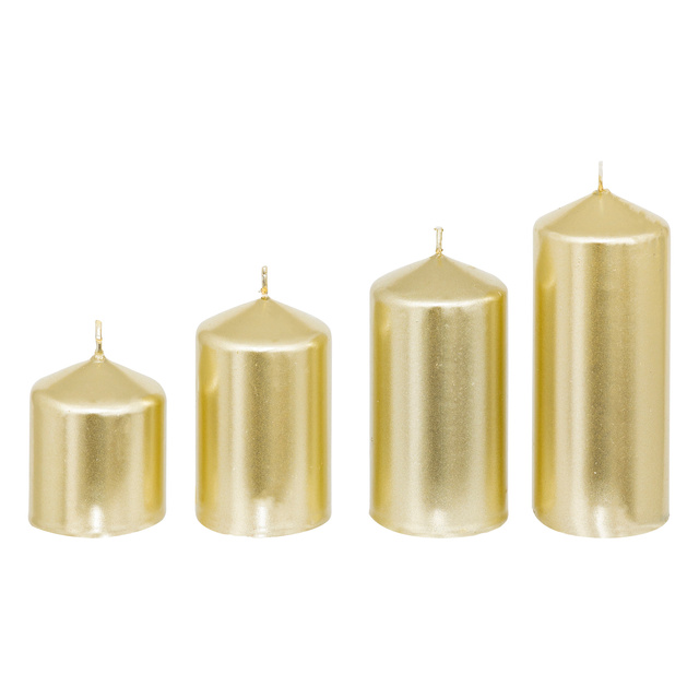 Set 4 lumanari in diferite marimi, Ø 5 cm