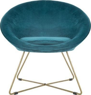 Scaun lounge EVAN, de culoare marină