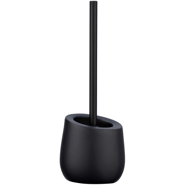 Perie WC cu suport BADI, Gri, 38x13,5x13,5, Wenko