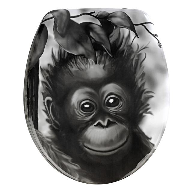 Capacul de toaletă MONKEY, universal - Duroplast, WENKO