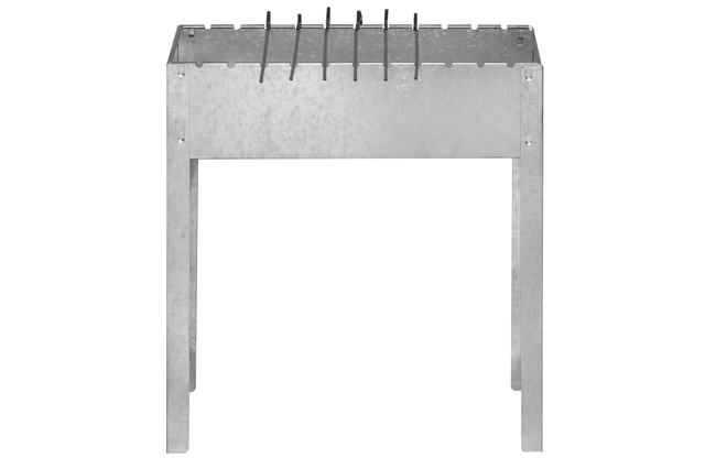 Grătar cu cărbuni și frigărui MUSTANG, 50 x 30 cm