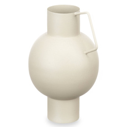 Vaza metalica, culoare pastel, inaltime 23 cm