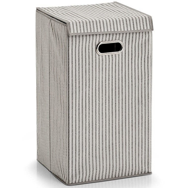 Cos de rufe pliabil, Gri, 60 L, Zeller