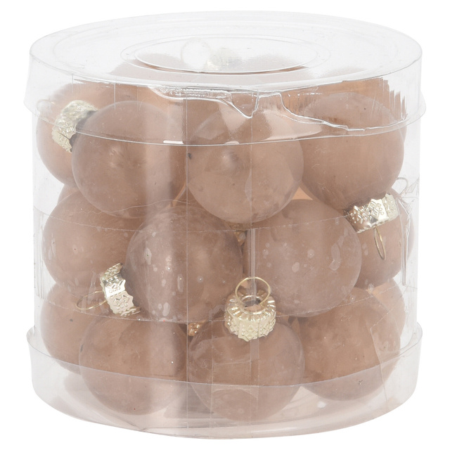 Set globulete din sticla, 24 bucati, Ø 2,5 cm