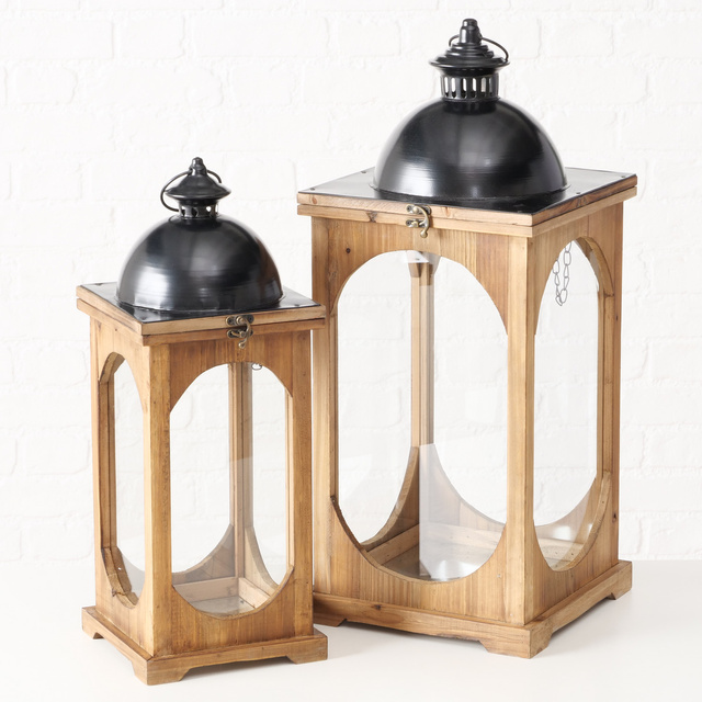 Lampioane MELIRA pentru interior, 2 buc, inaltime 50-61 cm