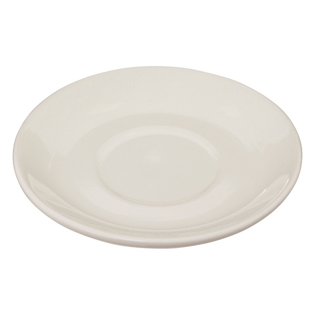 Set cafea: 4 cesti si farfurioare din portelan, pe suport FLORAL, 170 ml