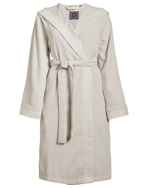 Halat de baie crem pentru femei sau barbati, halat din bumbac moale si calduros, Essenza