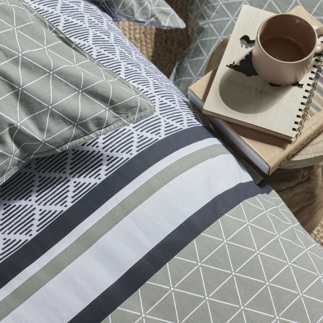 Lenjerie din bumbac MAWIRA, dublă față, 220 x 240 cm