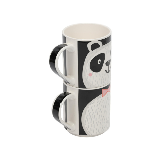 Set cadou: 2 căni din porțelan pentru copii, 2 x 265 ml