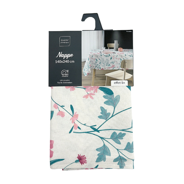 Fata de masa din poliester cu imprimeu FLORANTINE, 140 x 240 cm