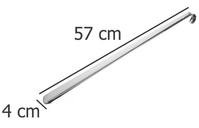 Lingură metalică pentru pantofi, lungă, WENKO, argintie
