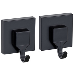 Set 2 carlige pentru prosoape QUADRO, montaj fara gaurire