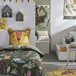 Lenjerie de pat pentru copii MAGIC JUNGLE, bumbac, 140 x 200 cm