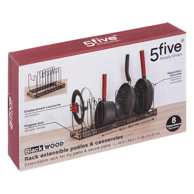 Raft extensibil pentru oale și tigăi