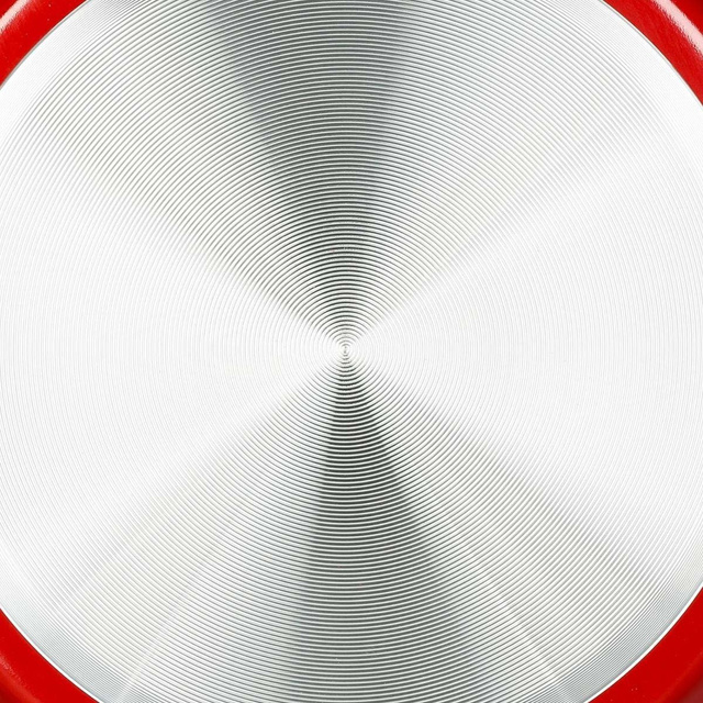 Tigaie pentru clatite din aluminiu, Rosu, Ø 28 cm.