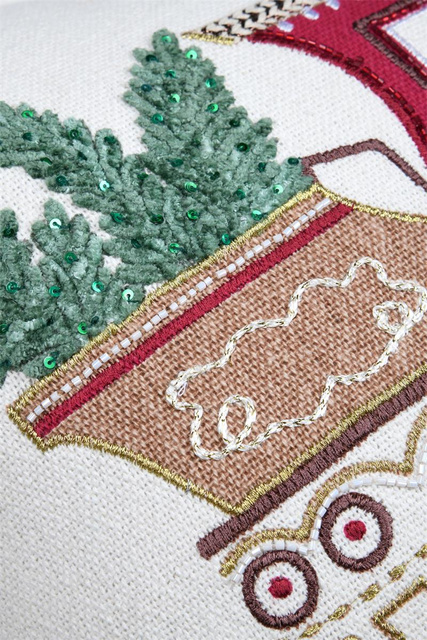 Perna de Crăciun cu imprimeu, 35 × 55 cm