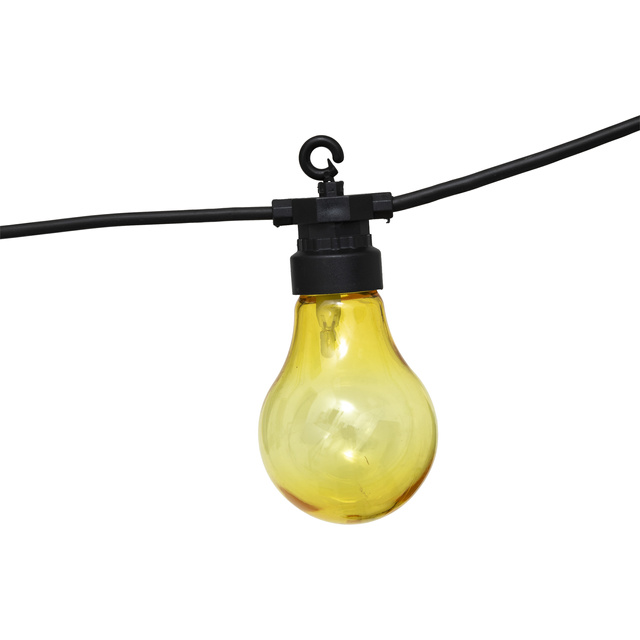 Ghirlandă solară, 10 becuri, multicolor