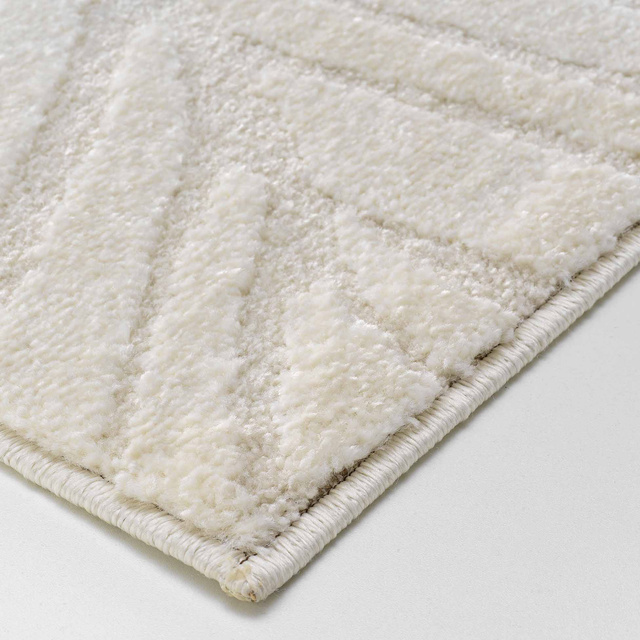 Covor de sufragerie ANKARA, bej, model frunze