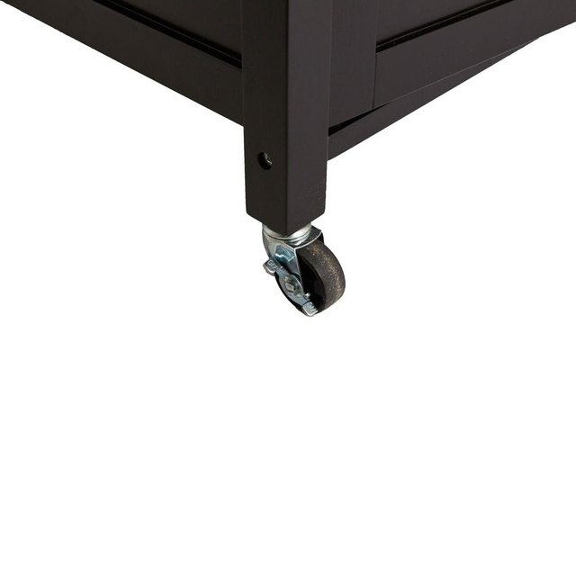 Cărucior de bucătărie cu rafturi, 48x100x88 cm