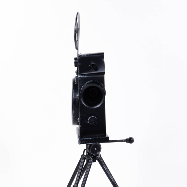 Ceas decorativ CAMERA, pe suport