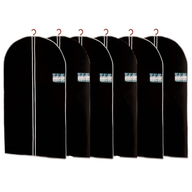 Husă pentru haine 150x60 cm – 6 bucăți în set