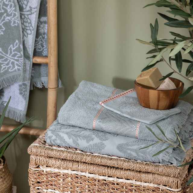 Set de 3 prosoape de baie WILD ROMANCE, bumbac, 400 g/m²