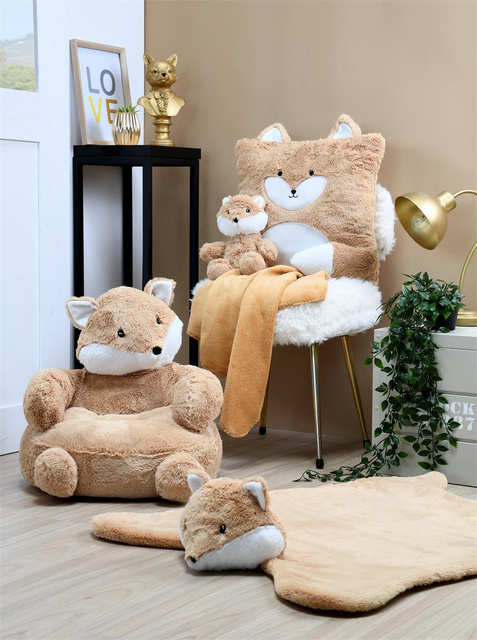 Perna copii, vulpe, REMI, 40 x 40 cm