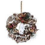 Coronita de Craciun, cu veverita, 19 cm