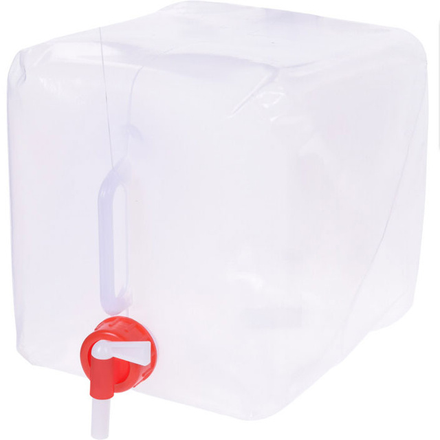 Recipient de apă cu robinet, pliabil, 5 litri