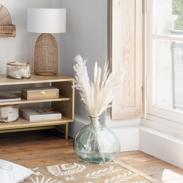 Vaza din sticla reciclata, 35 cm