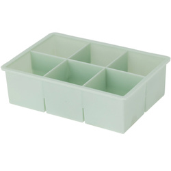 Tava cu gheata pentru 6 cuburi, 16,5 x 11,5 x 5 cm