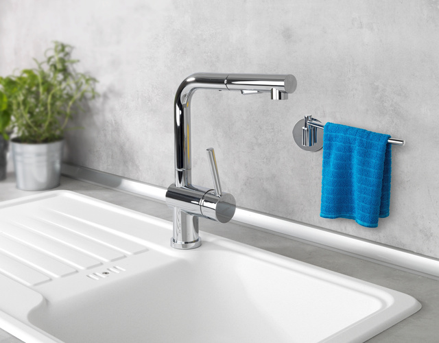 Suport Turbo-Loc pentru prosop de bucătărie sau baie, WENKO