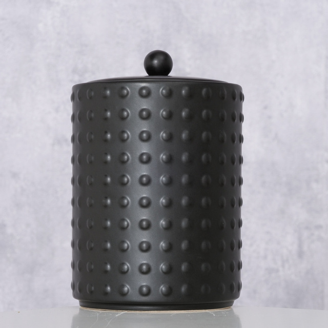 Borcan ceramic MARANA cu capac, Ø 11 cm