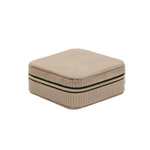 Cutie pentru bijuterii, catifea, 12 x 12 x 5 cm