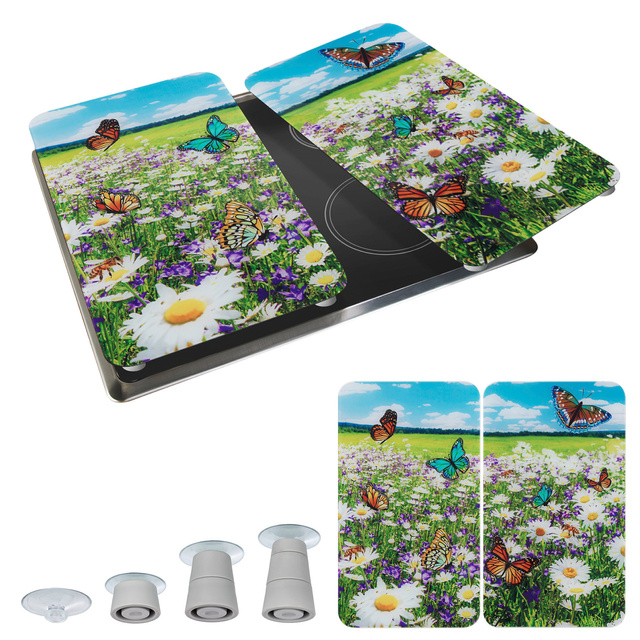 Plite de sticla, 2 bucati, Summer Meadow, WENKO