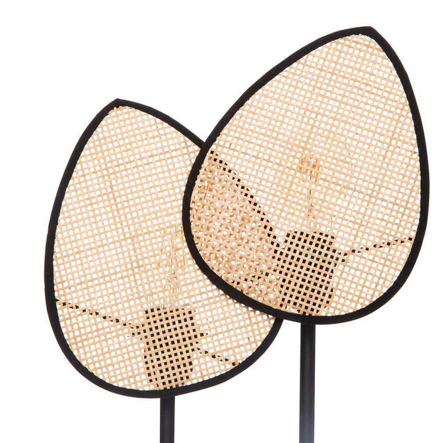 Lampă decorativă OLME, împletitură de rattan, înălțime 44 cm