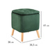 Puf pentru living EMMA, din catifea, cu spatiu depozitare, 42, 5 cm, WENKO