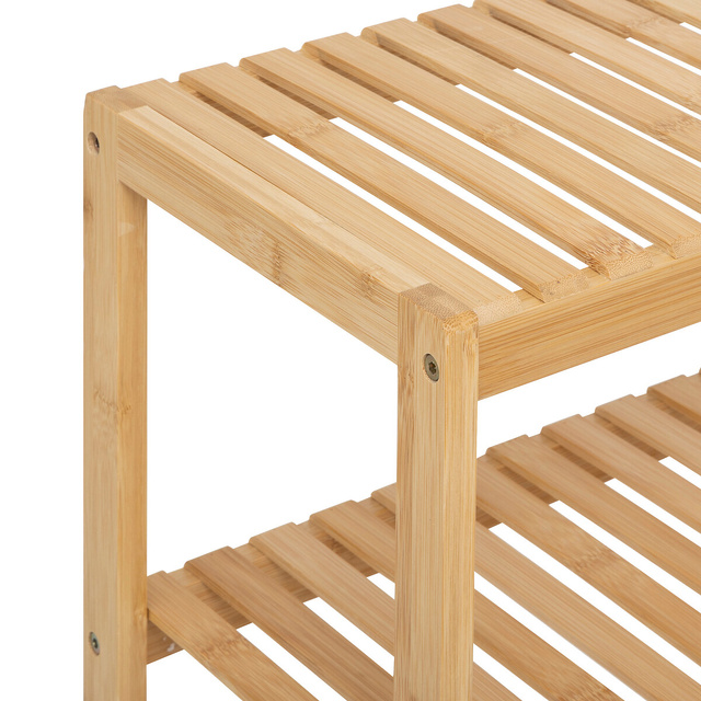 Raft pentru pantofi din bambus, 8 perechi, Sicela