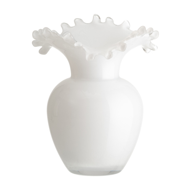 Vază decorativă din sticlă VUOLLE, 19 cm