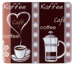 Plita de protecție din sticlă AROMĂ DE CAFE, 50 x 56 cm, WENKO