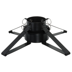 Suport metalic pentru brad cu recipient pentru apă de 0,9 l, negru