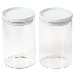 Set două recipiente de depozitare din sticlă, 10 x 15 cm, Kesper