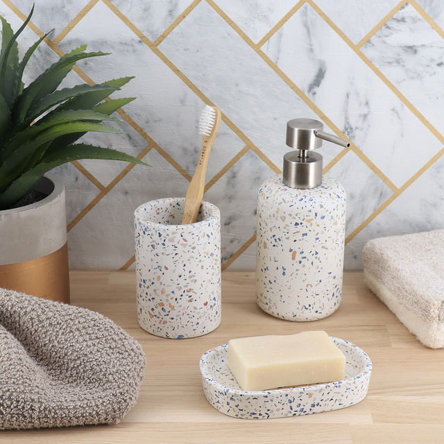 Suport pentru săpun TERRAZZO, 9 x 13 x 2 cm